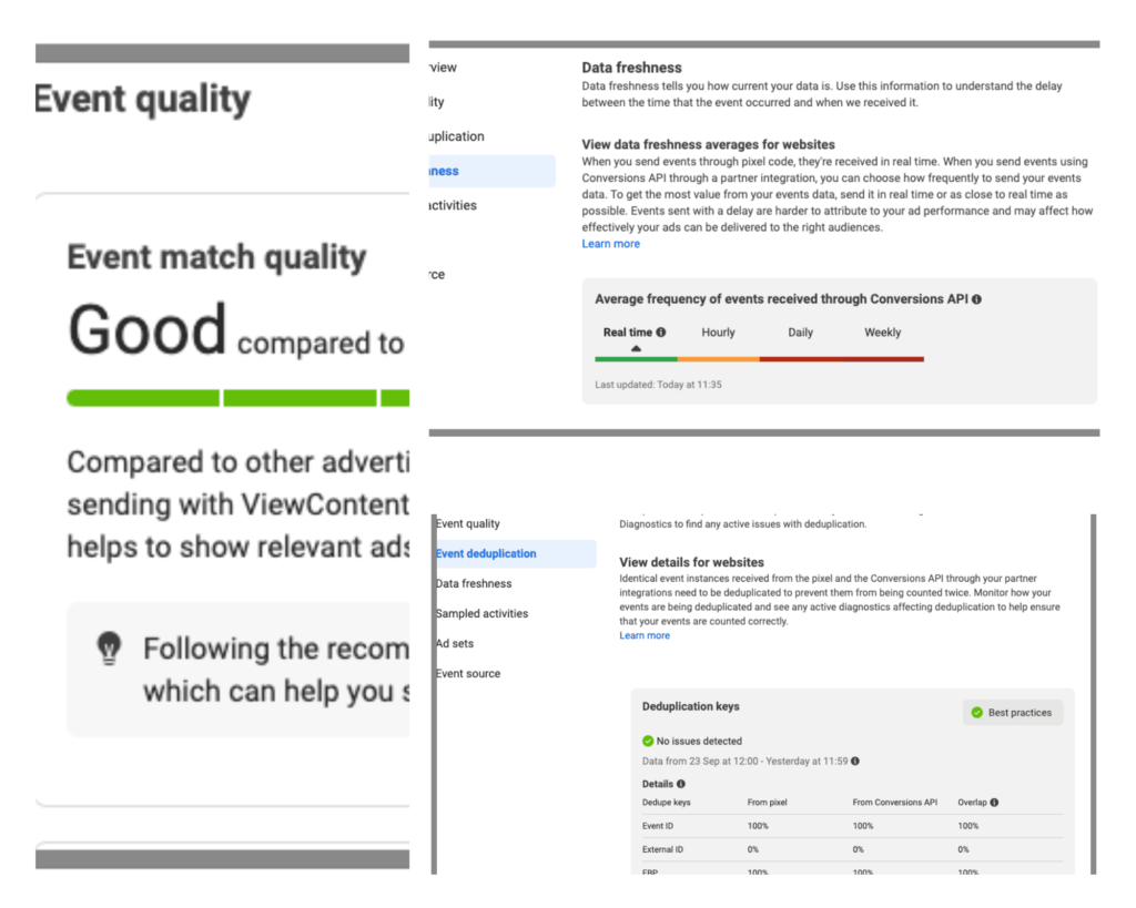 fb conversion api result