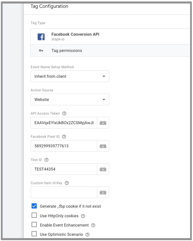 data client server tag